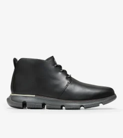 Bota Chukka hombre Negra con cordones y Costuras | ZERØGRAND Chukka Bo^Cole Haan Discount