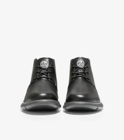 Bota Chukka hombre Negra con cordones y Costuras | ZERØGRAND Chukka Bo^Cole Haan Discount