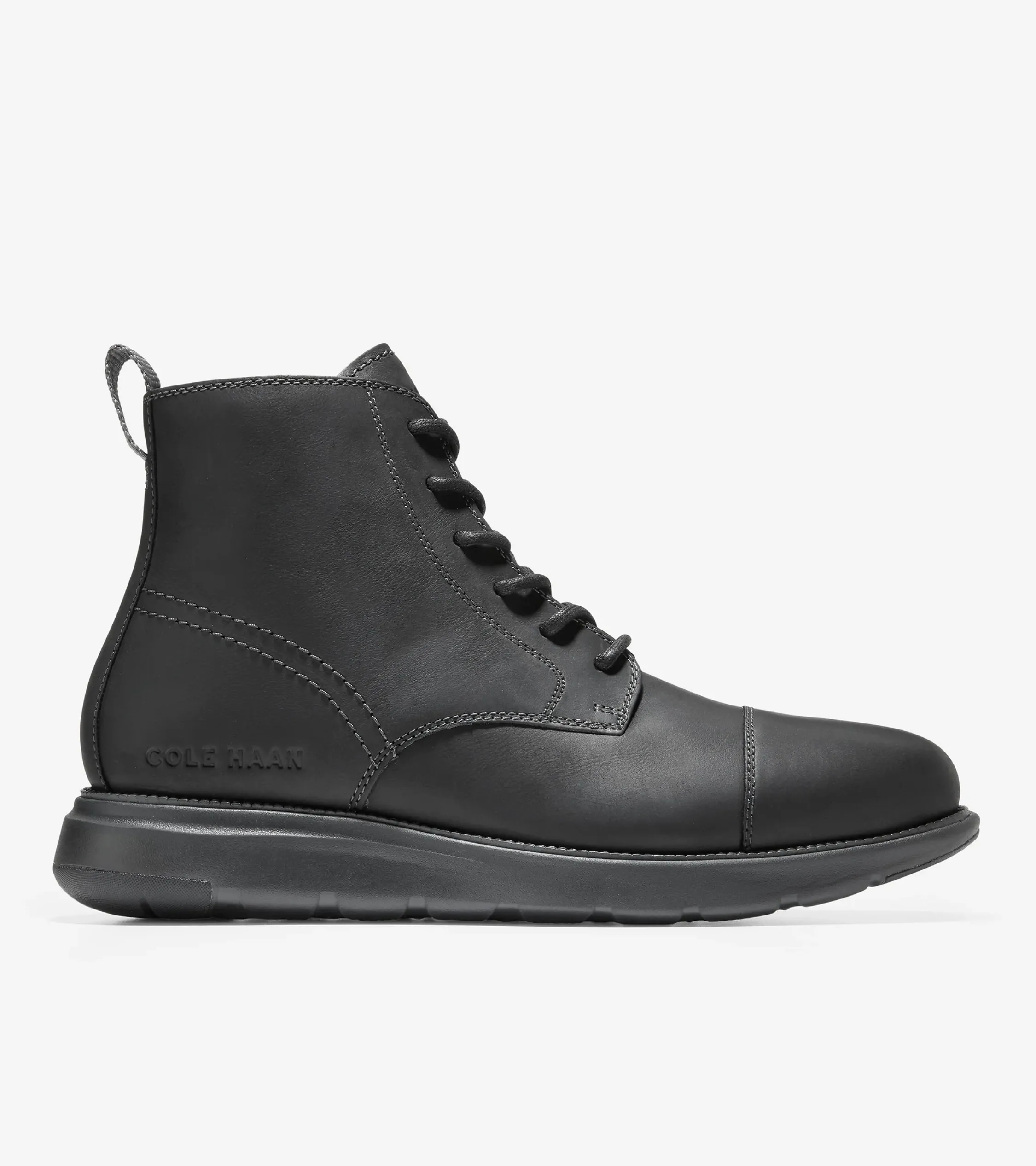 Bota Negra Acolchada con Cordones para Hombre | Grand Atlantic Boot^Cole Haan Flash Sale