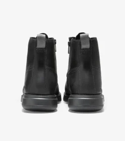 Bota Negra Acolchada con Cordones para Hombre | Grand Atlantic Boot^Cole Haan Flash Sale