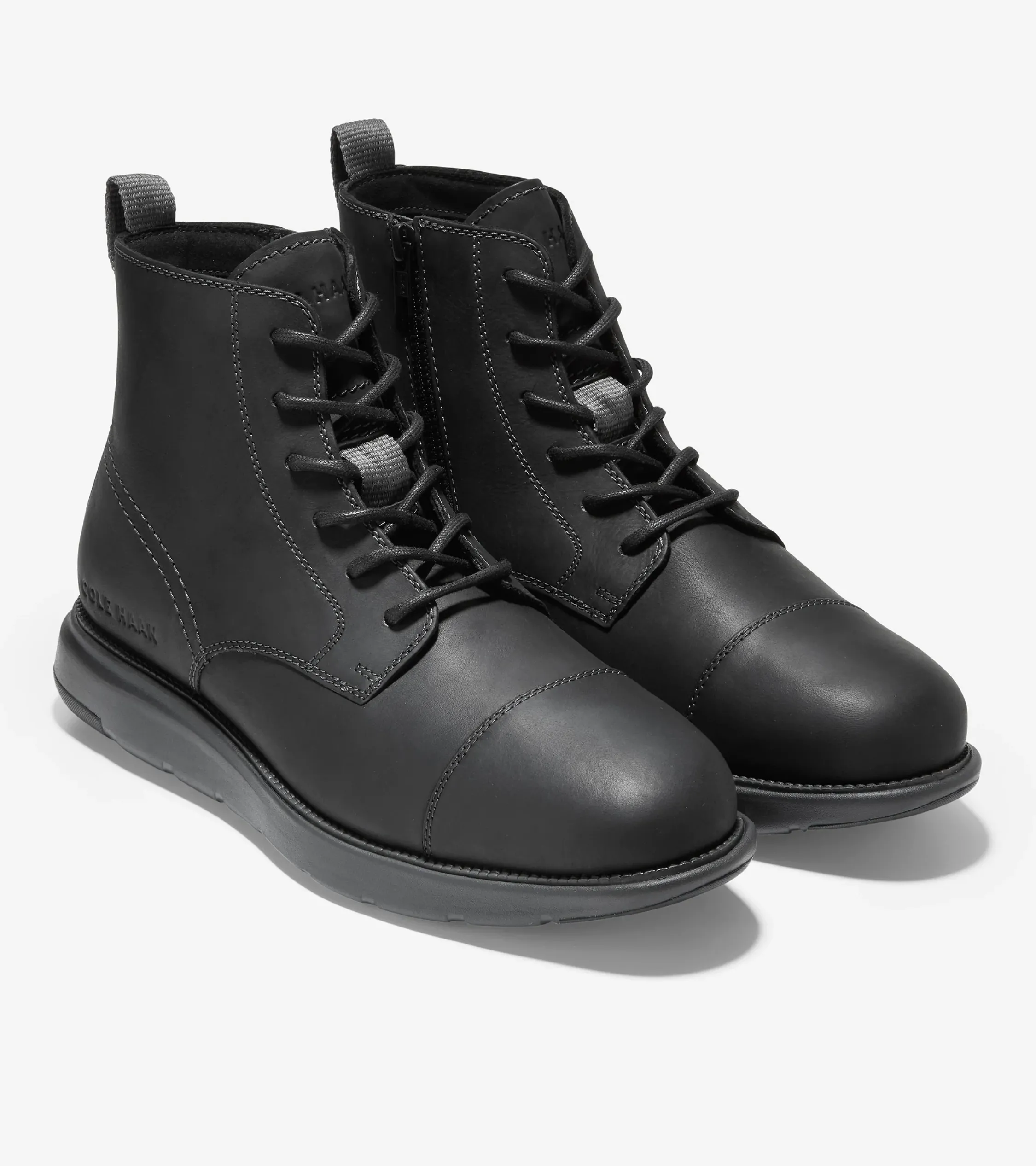 Bota Negra Acolchada con Cordones para Hombre | Grand Atlantic Boot^Cole Haan Flash Sale