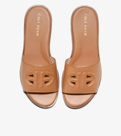 Sandalias de Ante Mujer | Women's Flynn Logo Slide Sandals^Cole Haan Discount