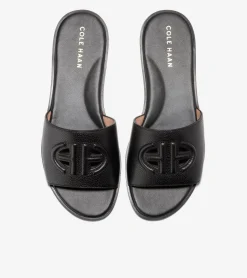 Sandalias de Piel Mujer | Women's Flynn Logo Slide Sandals^Cole Haan Shop
