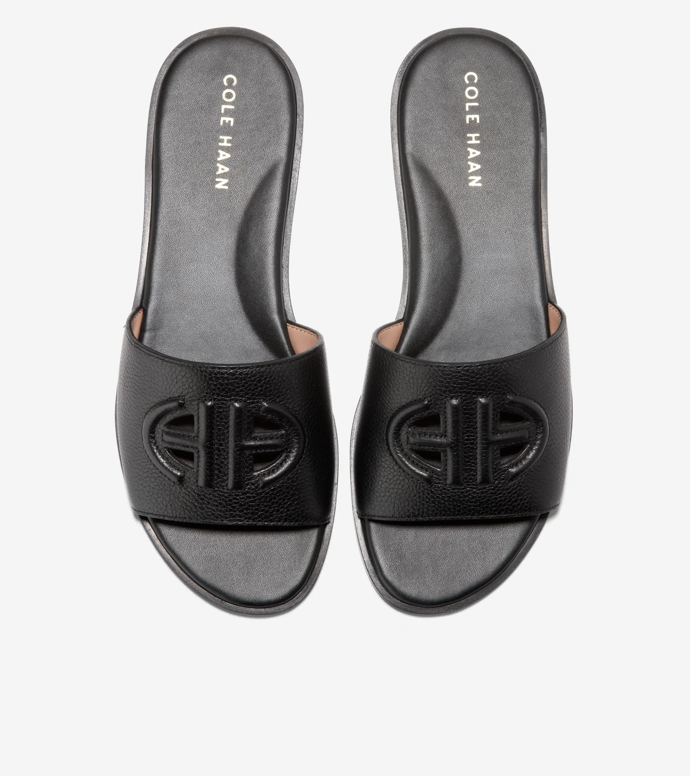Sandalias de Piel Mujer | Women's Flynn Logo Slide Sandals^Cole Haan Shop