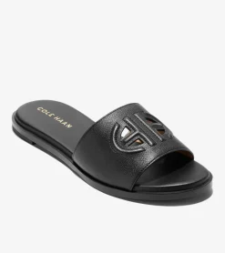 Sandalias de Piel Mujer | Women's Flynn Logo Slide Sandals^Cole Haan Shop