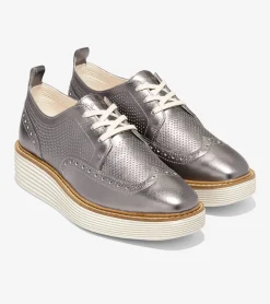 Woman's ØriginalGrand Platform Wingtip Oxfords^Cole Haan Shop