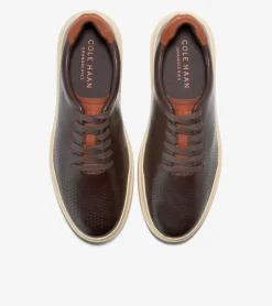 Zapatilla Cuero Perforado con Suela Ligera de Hombre | GrandPrø Rally^Cole Haan Store