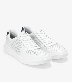 Zapatillas de Tenis de Cuero Perforado de Hombre | Grand Crosscourt Mo^Cole Haan Shop