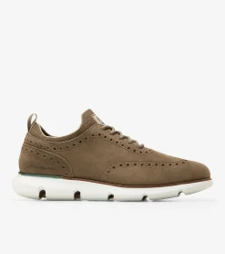 Zapato de Ante Artesanal de Hombre | ZERØGRAND Wingtip Oxford^Cole Haan Best Sale