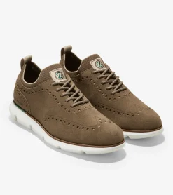 Zapato de Ante Artesanal de Hombre | ZERØGRAND Wingtip Oxford^Cole Haan Best Sale