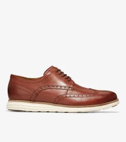 Zapatos con Suela de Goma Acolchado de Hombre | ØriginalGrand Wingtip^Cole Haan New