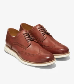 Zapatos con Suela de Goma Acolchado de Hombre | ØriginalGrand Wingtip^Cole Haan New