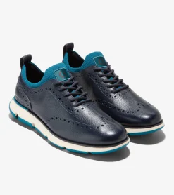 Zapatos de Cuero Artesanal de Hombre | ZERØGRAND Wingtip Oxford^Cole Haan Outlet