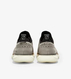 Zapatos de Nubuck Artesanal con Detalles de Hombre | ZERØGRAND Wingtip^Cole Haan Best