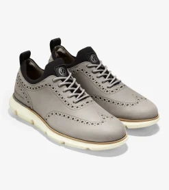 Zapatos de Nubuck Artesanal con Detalles de Hombre | ZERØGRAND Wingtip^Cole Haan Best