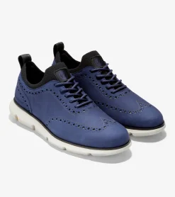 Zapatos Estilo Mocasines de Nubuk de Hombre | ZERØGRAND Wingtip Oxford^Cole Haan Fashion