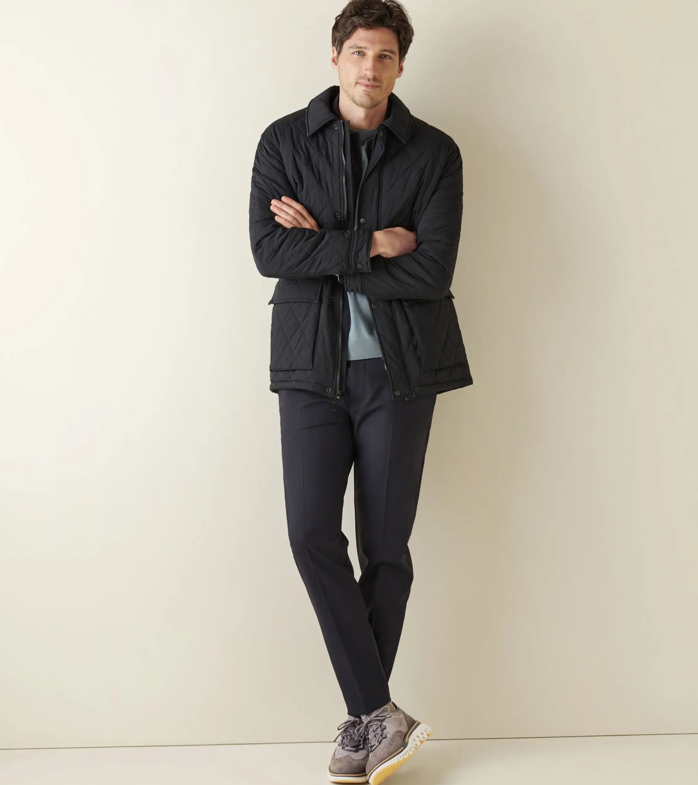 Zapatos Oxford con Cordones y Detalles Brogue de Hombres | ZERØGRAND W^Cole Haan New