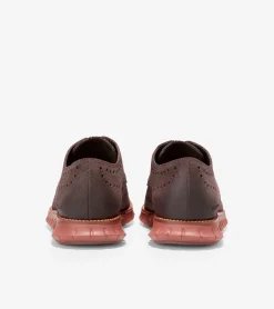 Zapatos Oxford de Ante de Hombre | Men's ZERØGRAND Wingtip Oxford^Cole Haan New