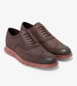 Zapatos Oxford de Ante de Hombre | Men's ZERØGRAND Wingtip Oxford^Cole Haan New